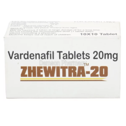 Zhewitra 20 mg Vardenafil Tablets
