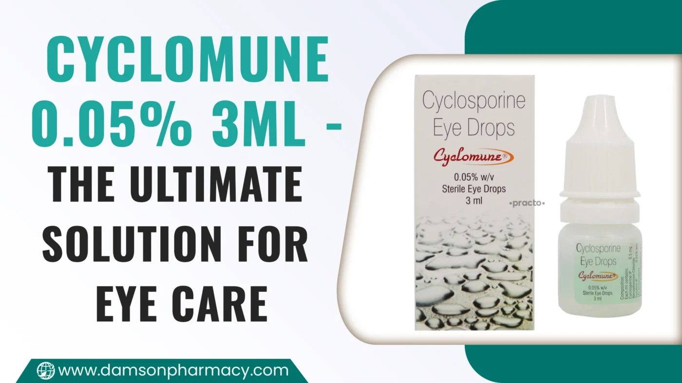 Cyclomune 0.05% 3ml - The Ultimate Solution For Eye Care USA