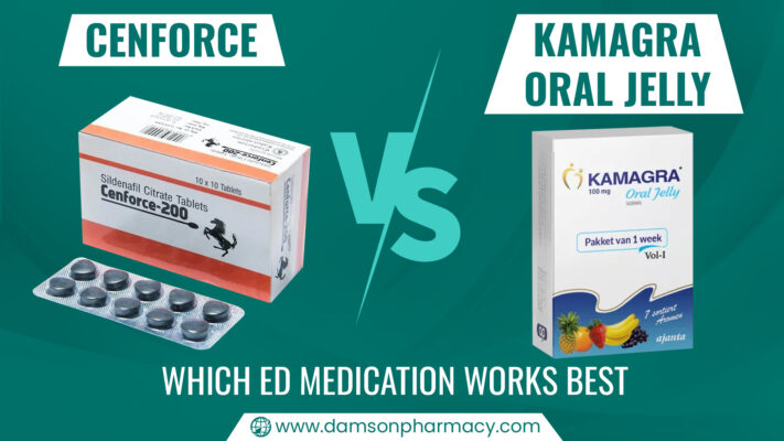 Cenforce vs Kamagra Oral Jelly Which ED Medication Works Best
