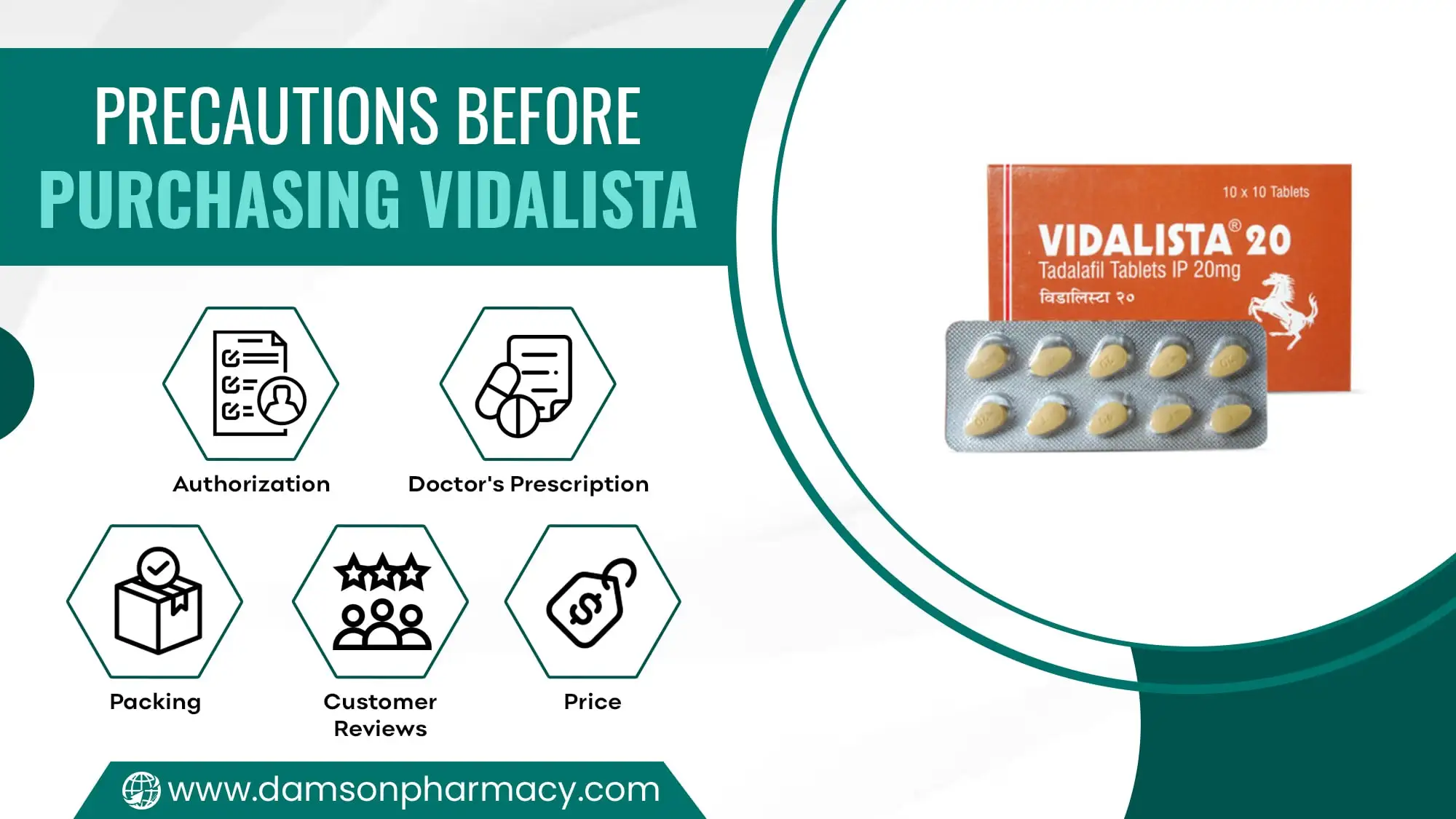 Precautions Before Purchasing Vidalista