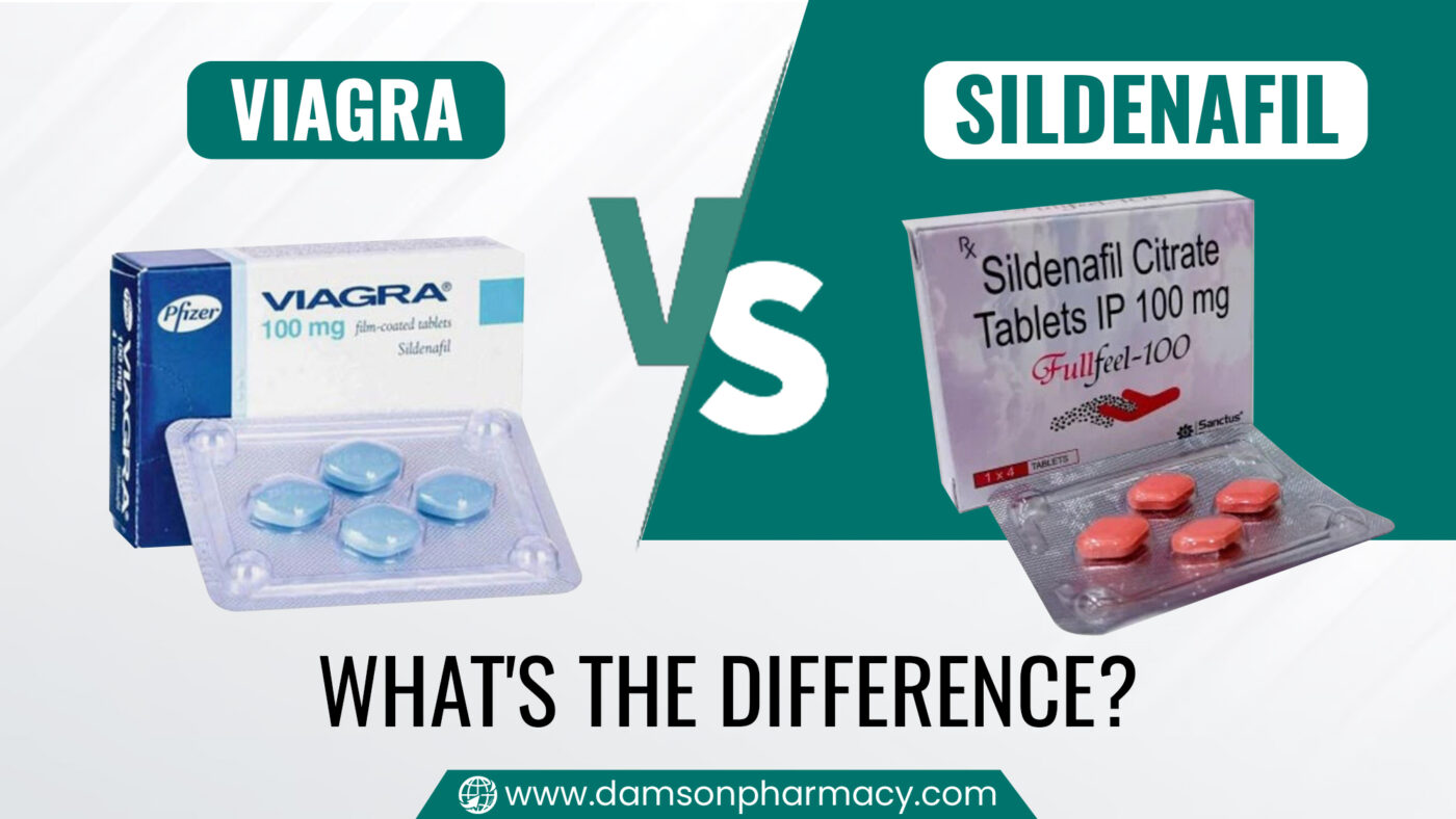 Viagra vs Sildenafil What's The Difference