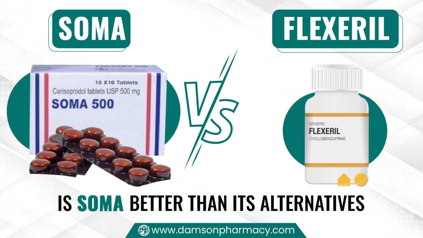 Soma vs Flexeril - Is Soma Better Than Its Alternatives