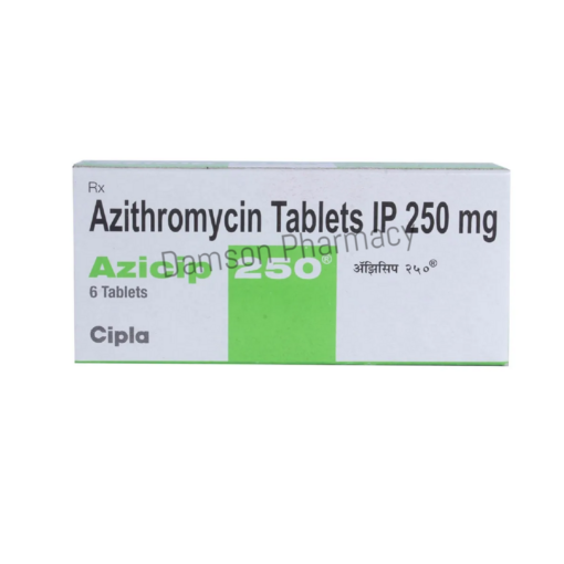 Azicip 250mg Azithromycin Tablet 1
