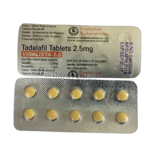 Vidalista 2.5mg Tadalafil Tablet 2