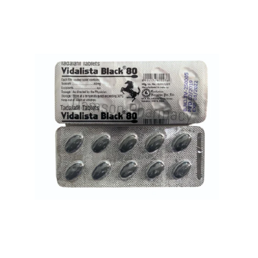 Vidalista Black 80mg Tadalafil Tablet 5