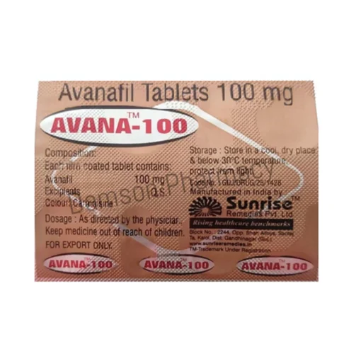 Avana 100mg Tablets 4
