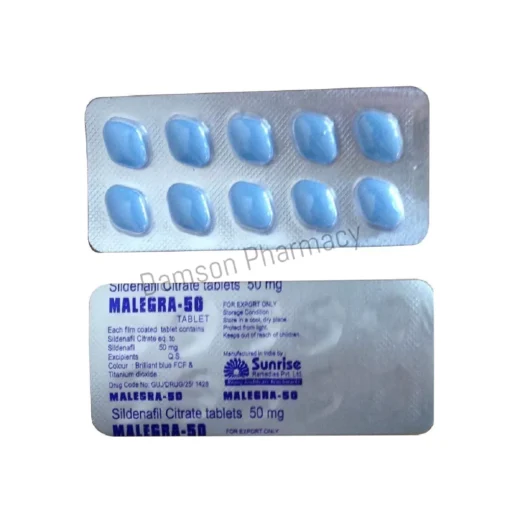 Malegra 50mg Sildenafil Tablet