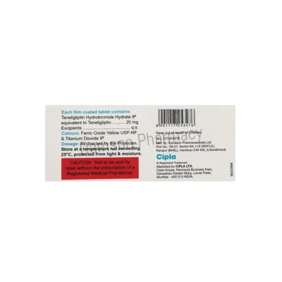 Tenepla 20mg Teneligliptin Tablets 2