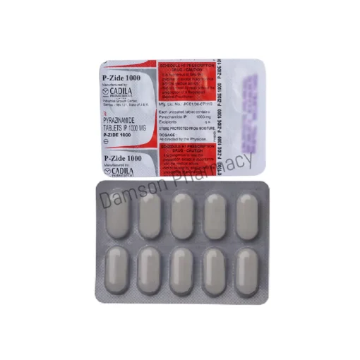 P-Zide 1000mg Pyrazinamide Tablets