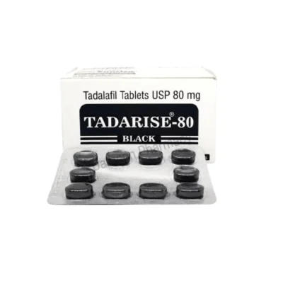 Tadarise Black 80mg Tadalafil Tablets