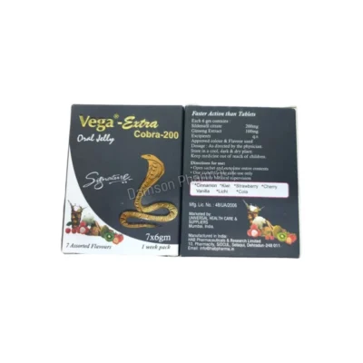 Vega Extra Cobra 200mg Sildenafil Oral Jelly 2