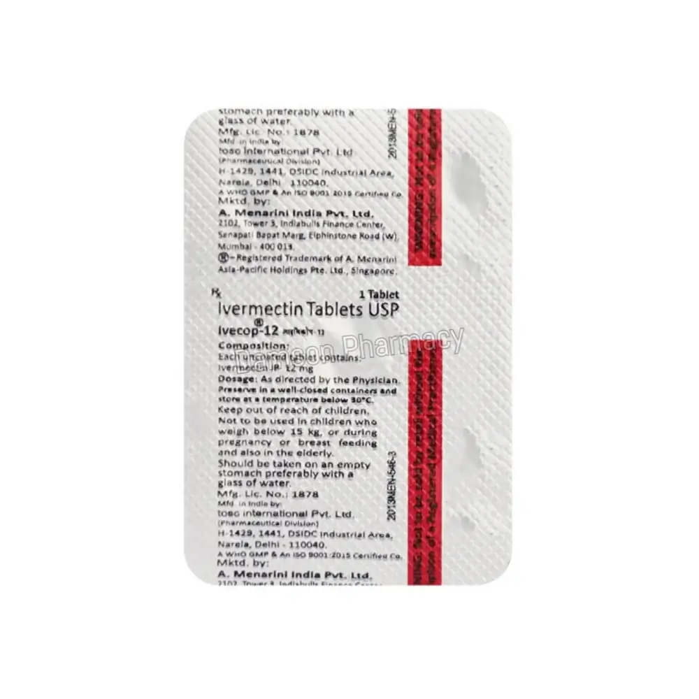 Ivecop 12mg Tablet Ivecop 12mg Tablet 1