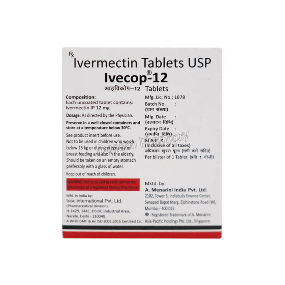 Ivecop 12mg Tablet Ivecop 12mg Tablet 3