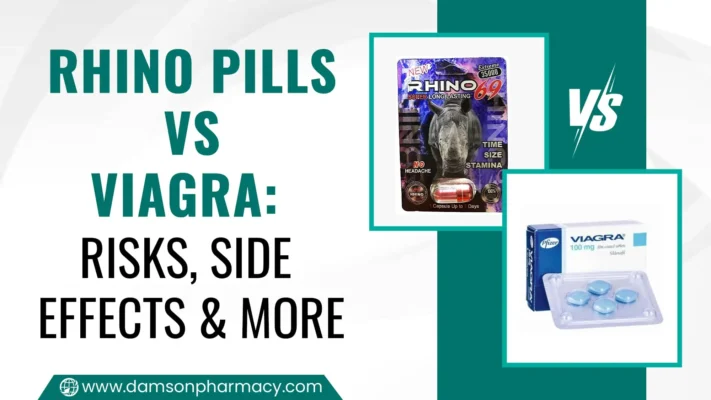 Rhino Pills vs Viagra Risks, Side Effects & More