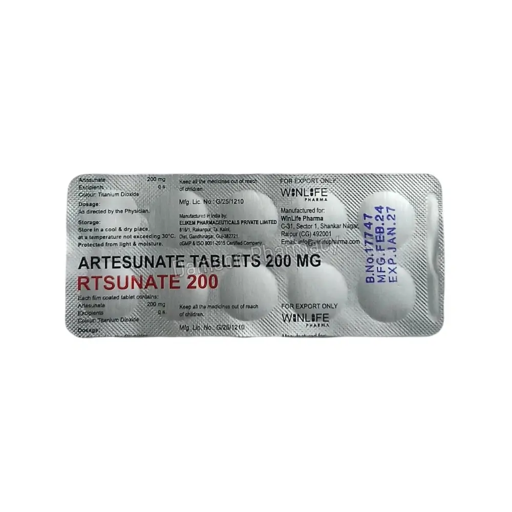 Rtsunate 200mg Back Strip Image