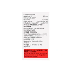 Daxotel 120mg Injection Box Packaging