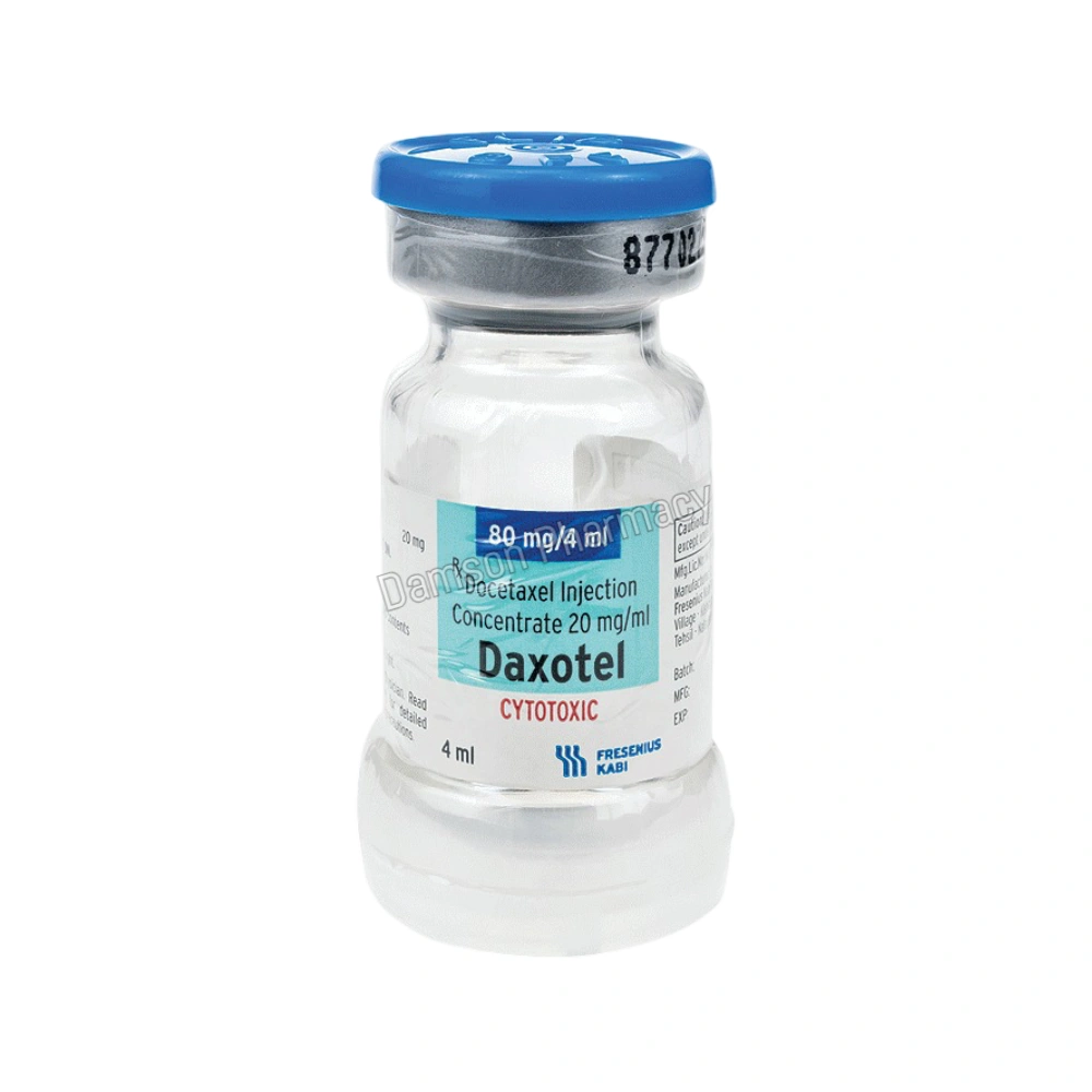Daxotel 80mg Vial Packaging