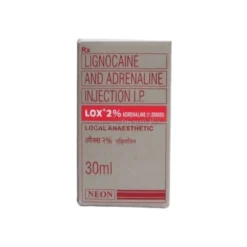 Lox 2% Injection Box View