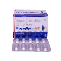 Megagliptin MF 20/500mg Packaging