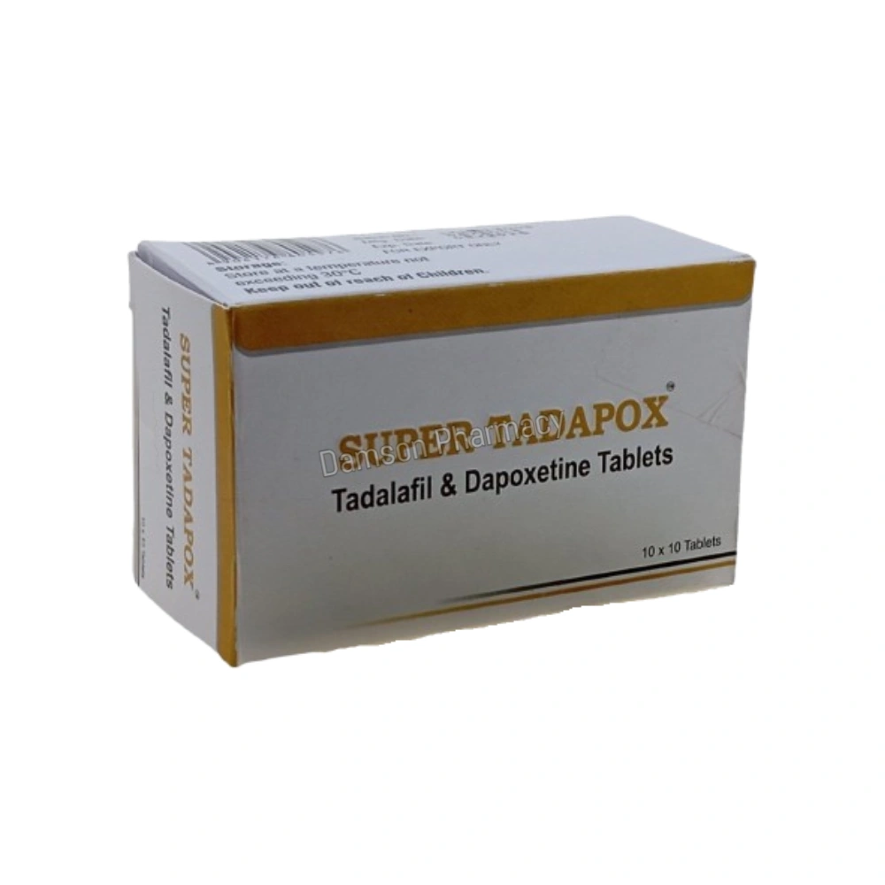 Super Tadapox 100mg Front Box Image