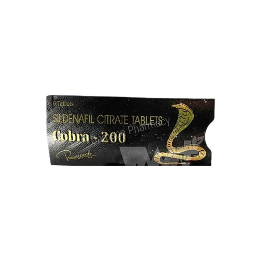 Cobra 200mg ED Treatment Packaging