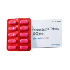 Wormentel 1000mg Fenbendazole Tablets 2