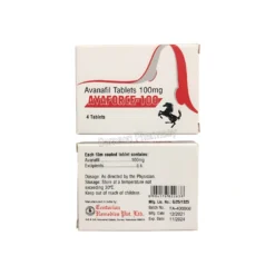 Avaforce 100mg Front and Back Box Image