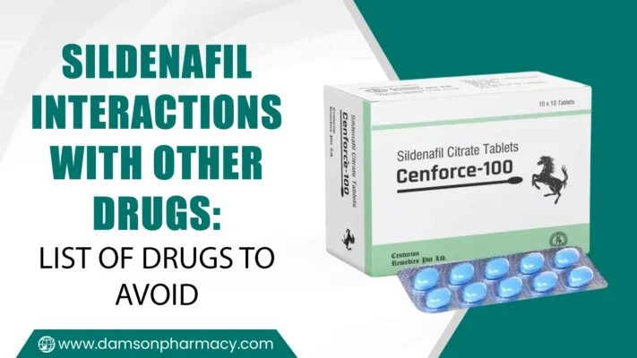 Sildenafil Interactions with Other Drugs List of Drugs to Avoid