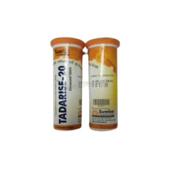 Tadarise Effervescent 20mg Front & Back Tube Image