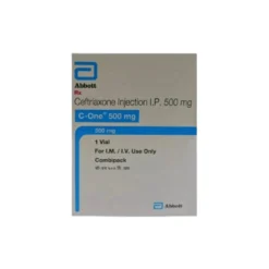 Ceftriaxone 500mg Box Front View
