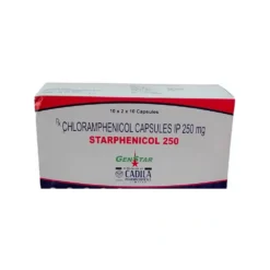 Chloramphenicol 250mg Box Front View