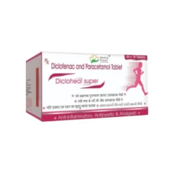Diclofenac & Paracetamol 550mg Box Packaging