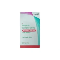 Meropenem 500mg Box Front View