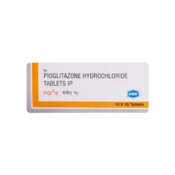 Pioglitazone 15mg Box Packaging